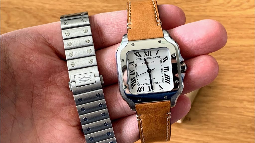 The Cartier Santos: Elegance and Versatility Through Strap Selection